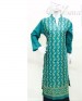 Ocean Blue Designer Kurti - 022